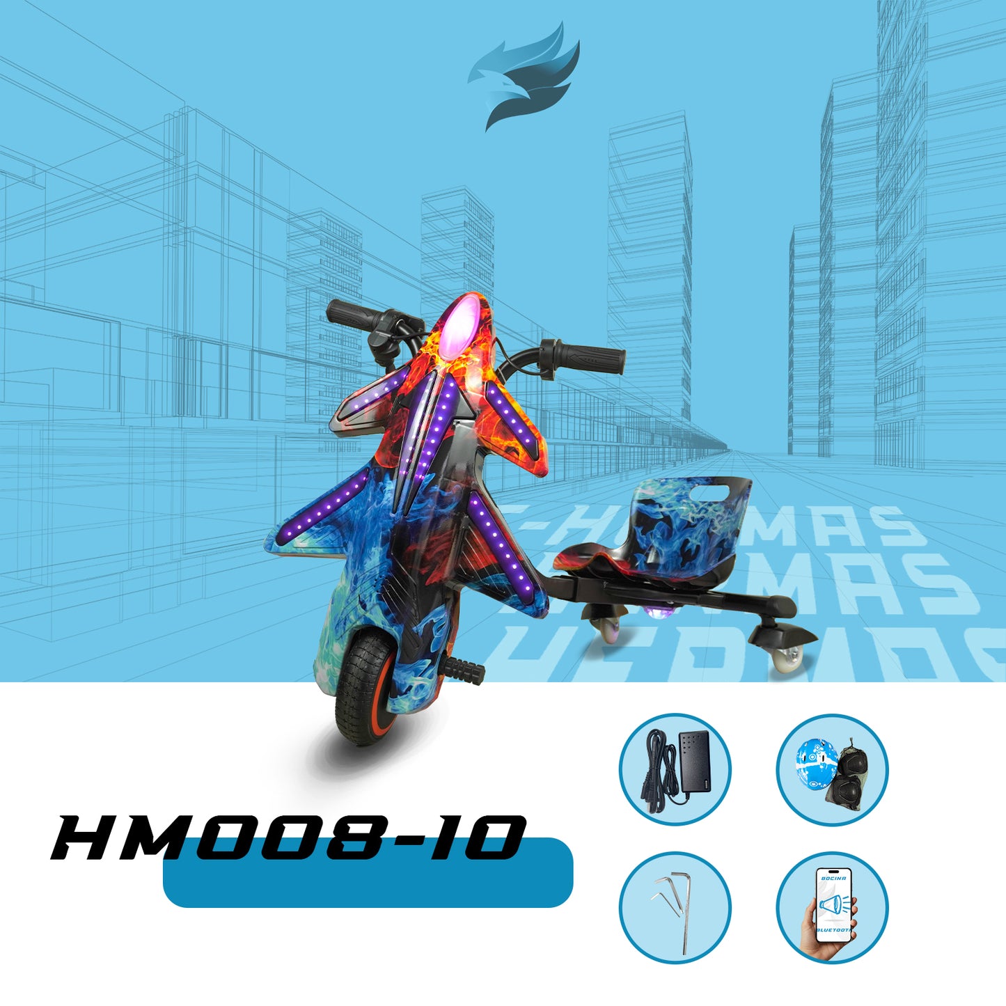 Carrito Eléctrico de niño/a HM008-10