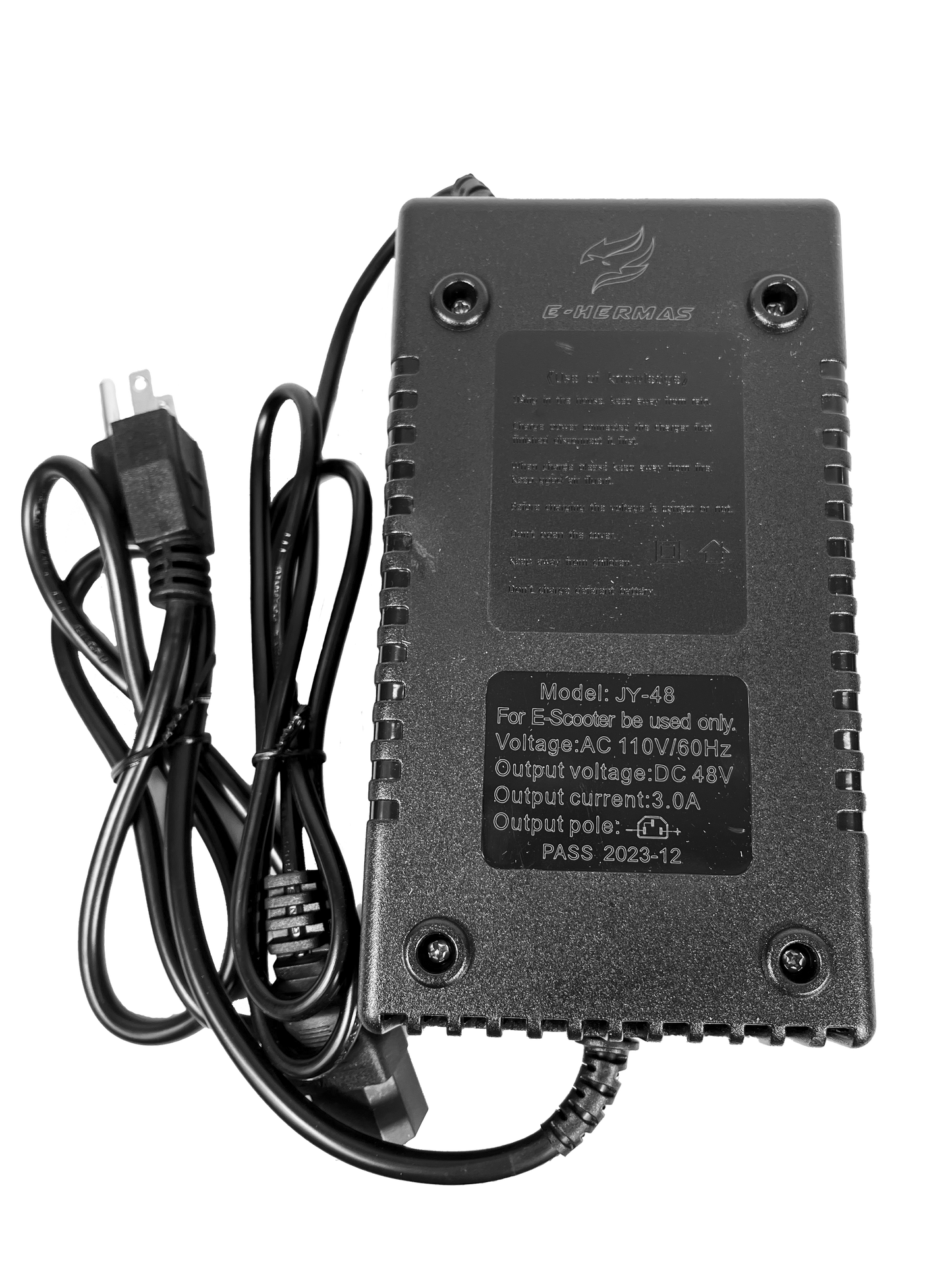 Cargador para bicicleta 48V-20AH - E-Hermas