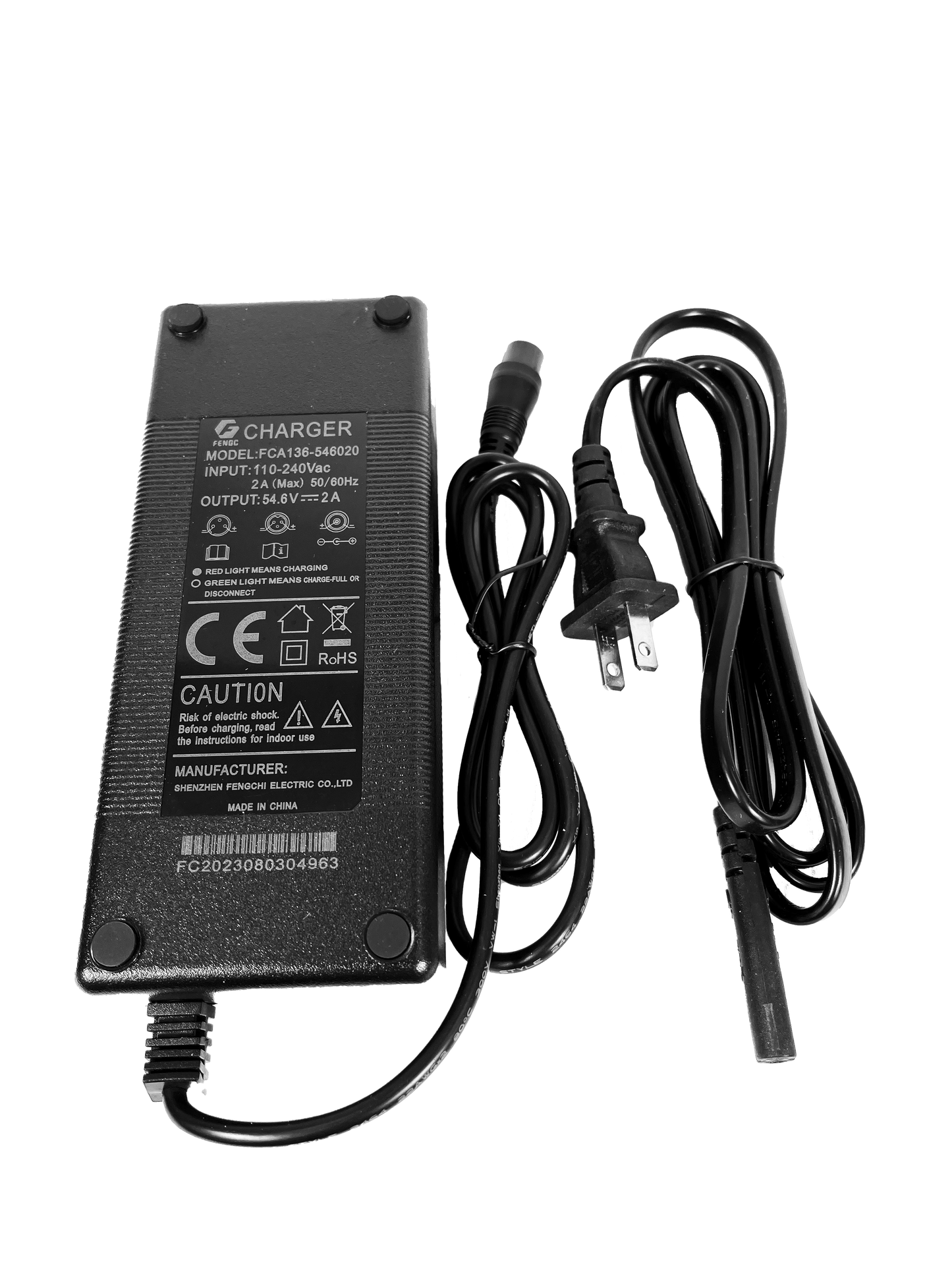 Cargador para scooter 54.6V-16AH - E-Hermas