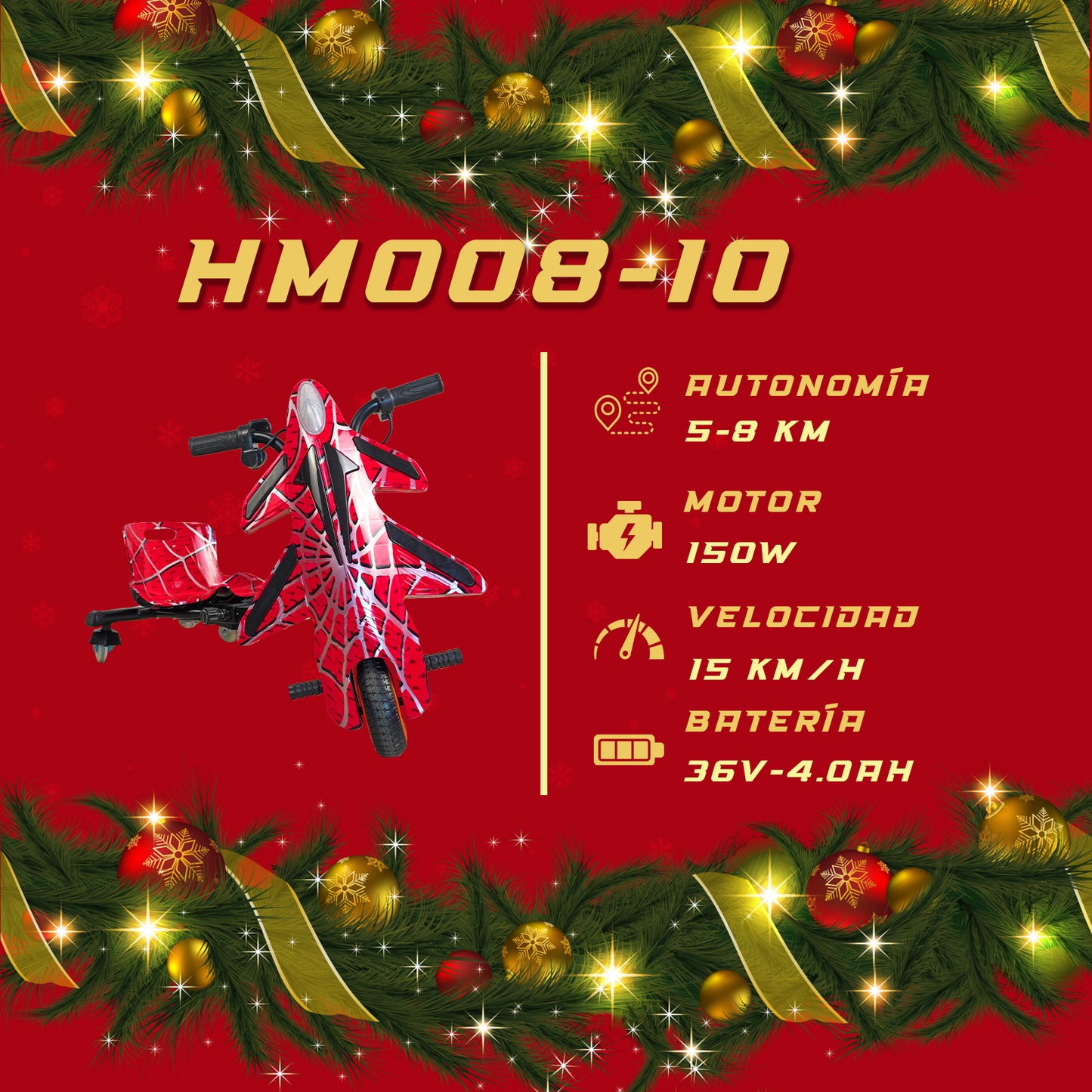 Carrito Eléctrico de niño/a HM008-10