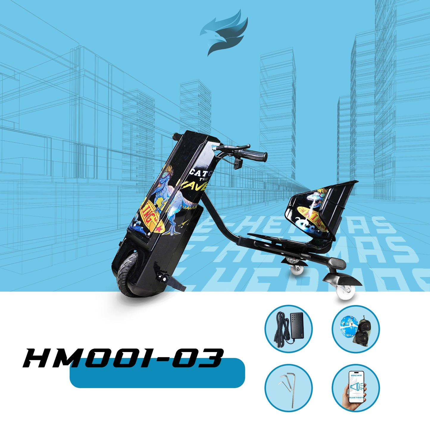 Carrito Eléctrico de niño/a HM001-03