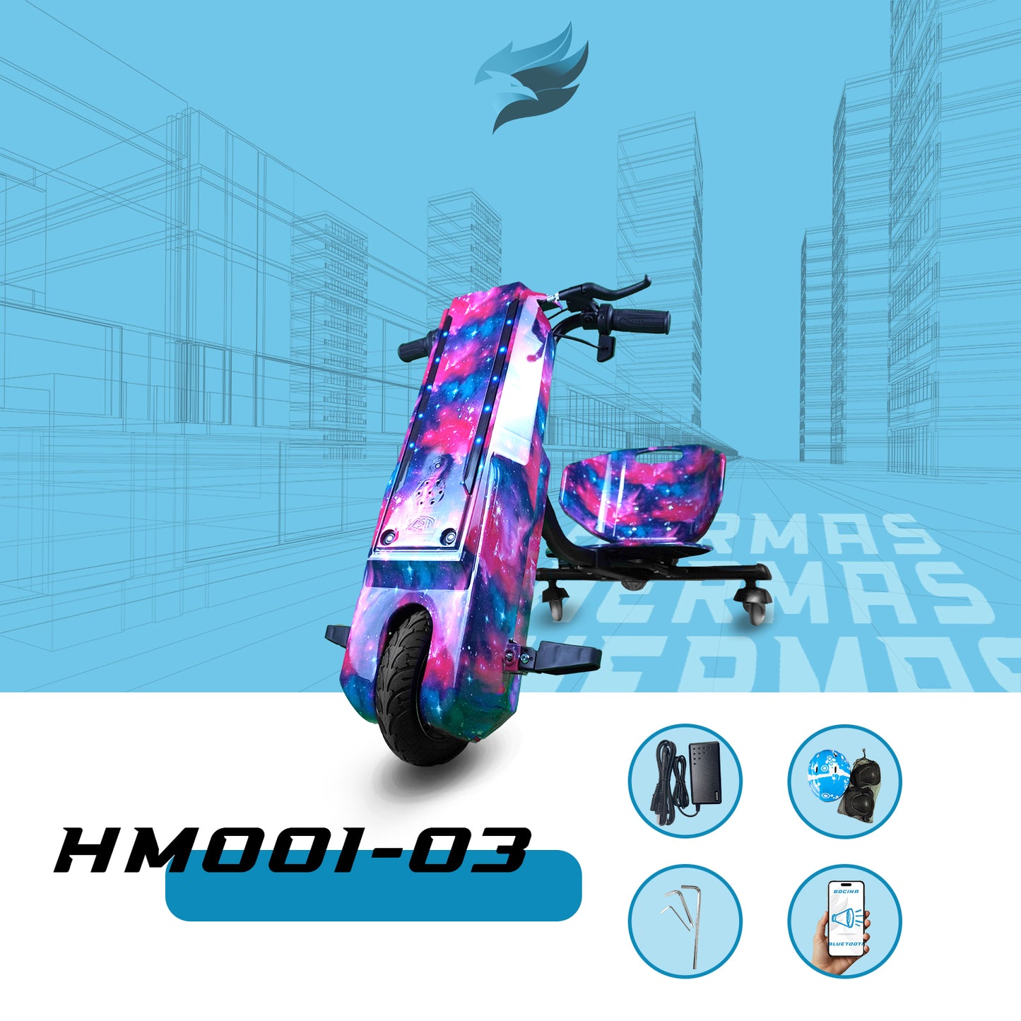 Carrito Eléctrico de niño/a HM001-03