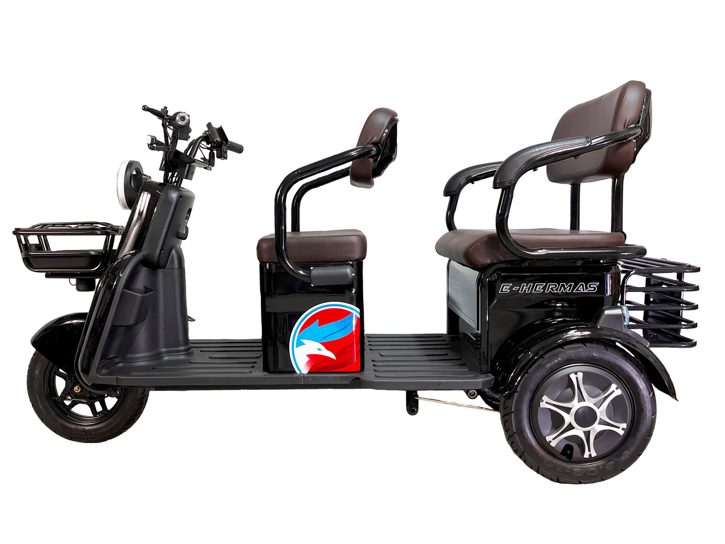 Triciclo Eléctrico con bocina bluetooth E-Hermas C60