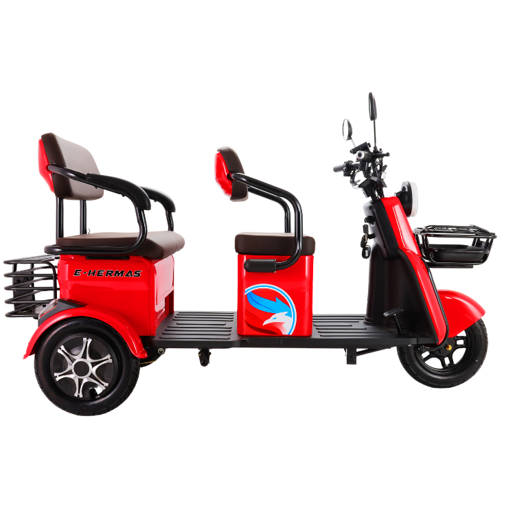 Triciclo Eléctrico con bocina bluetooth E-Hermas C60