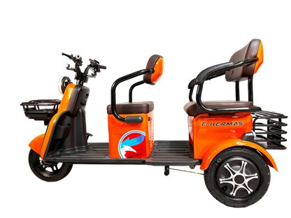 Triciclo Eléctrico con bocina bluetooth E-Hermas C60