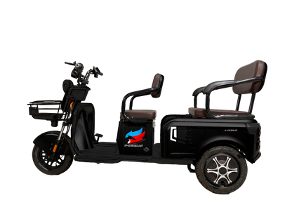 Triciclo Eléctrico con bocina bluetooth E-Hermas Titan