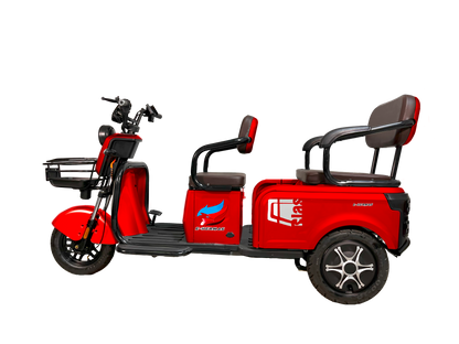 Triciclo Eléctrico con bocina bluetooth E-Hermas Titan