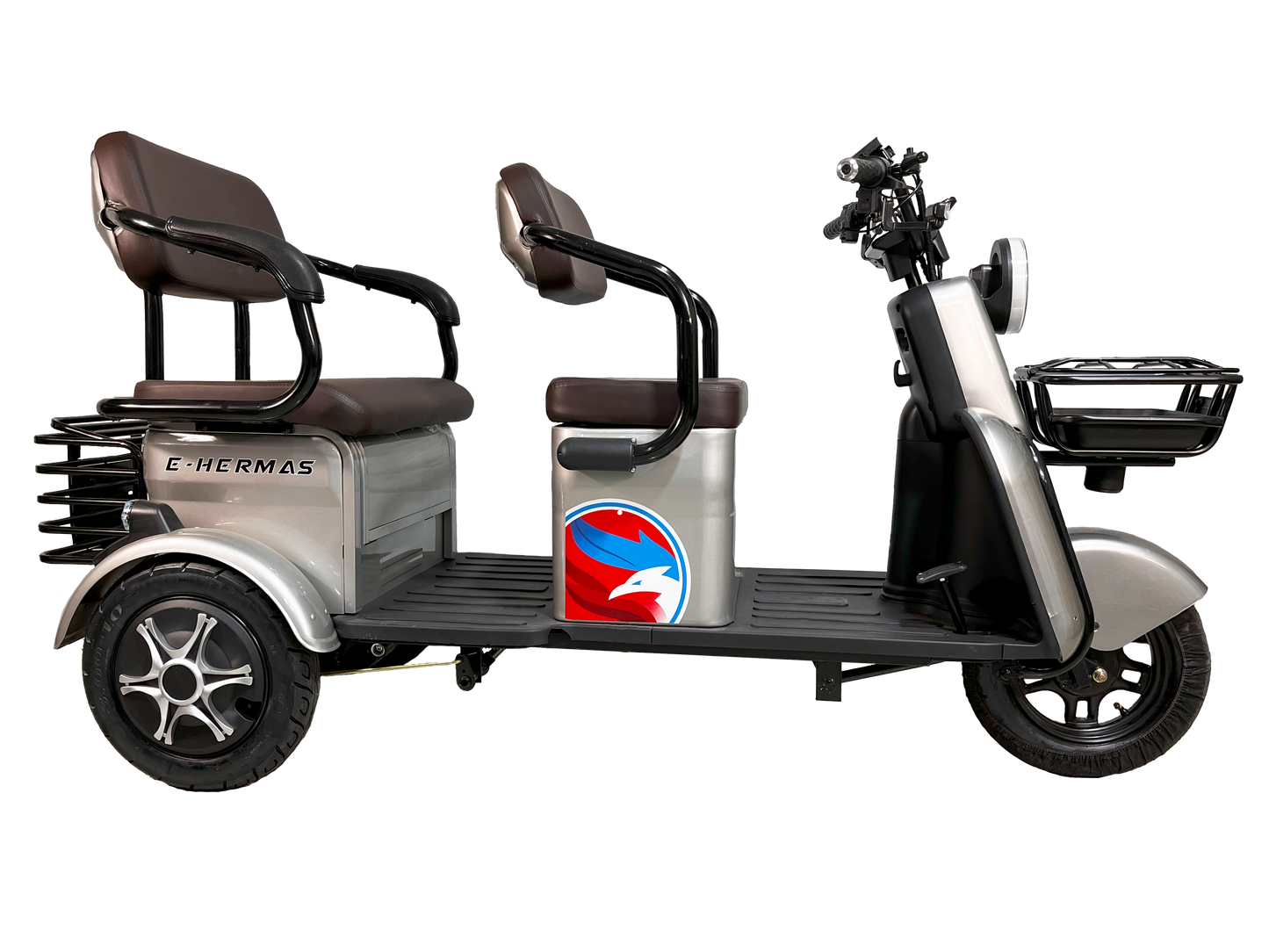 Triciclo Eléctrico con bocina bluetooth E-Hermas C60