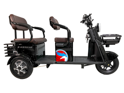 Triciclo Eléctrico con bocina bluetooth E-Hermas C60