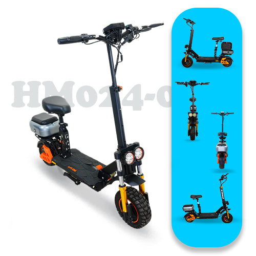 Scooter con doble asiento E-Hermas HM024-03