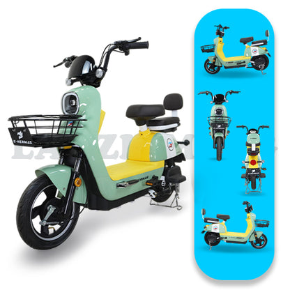 Moto bici eléctrica E-Hermas Lanzhimeng