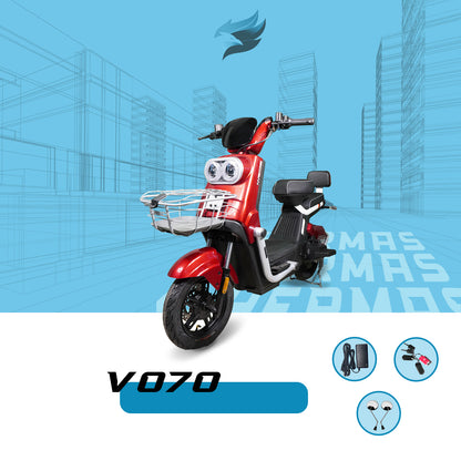 Moto bici eléctrica E-Hermas V70