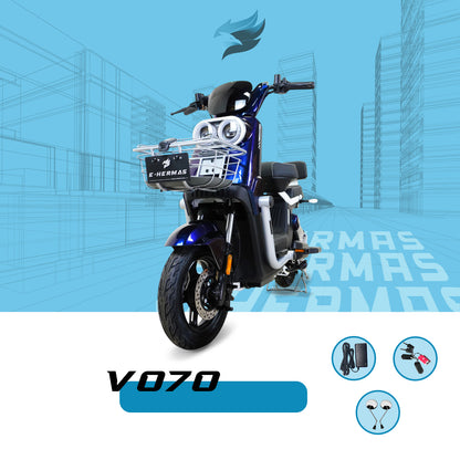 Moto bici eléctrica E-Hermas V70