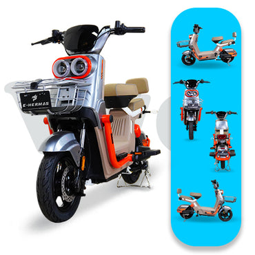 Moto bici eléctrica E-Hermas V70