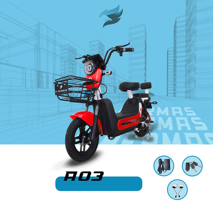Moto bici eléctrica E-Hermas A03