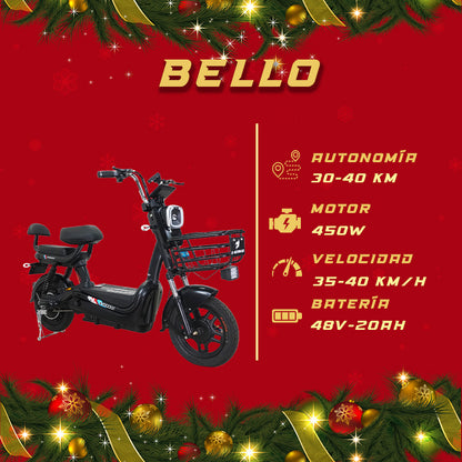 Moto bici eléctrica E-Hermas Bello