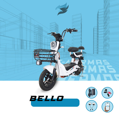 Moto bici eléctrica E-Hermas Bello