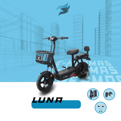 Moto bici eléctrica E-Hermas Luna