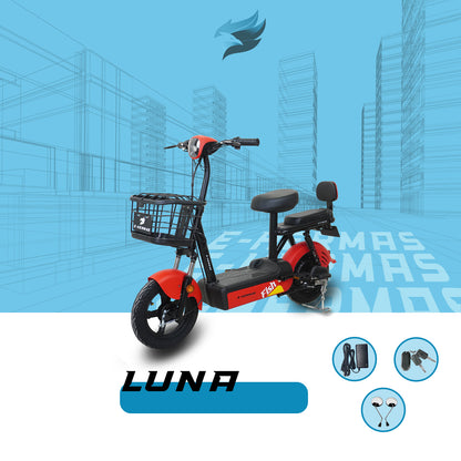 Moto bici eléctrica E-Hermas Luna