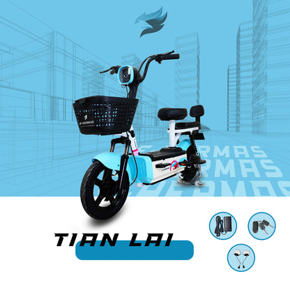 Moto bici eléctrica E-Hermas Tian Lai