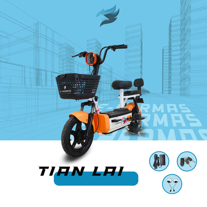 Moto bici eléctrica E-Hermas Tian Lai