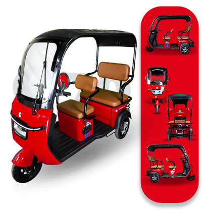 Triciclo Eléctrico con toldo E-Hermas C70