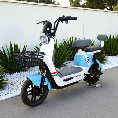 Moto bici eléctrica E-Hermas Chocolate