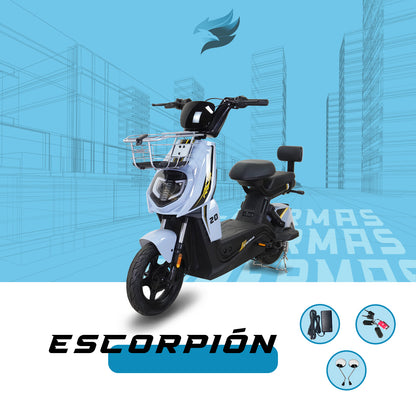 Moto bici eléctrica E-Hermas Escorpión