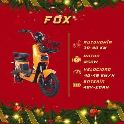 Moto bici eléctrica E-Hermas Fox