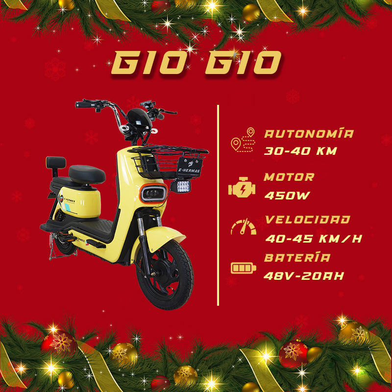 Moto bici eléctrica E-Hermas Gio Gio
