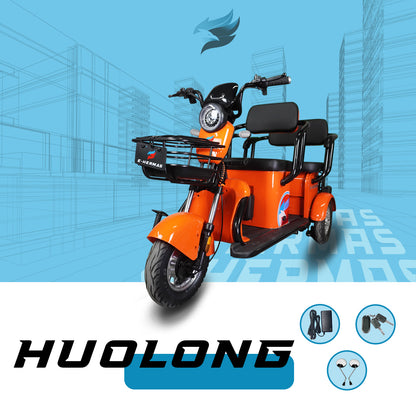 Triciclo Eléctrico E-Hermas Huolong