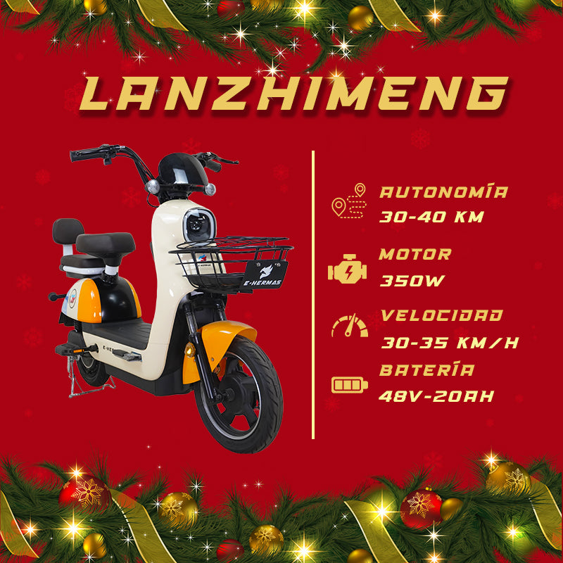 Moto bici eléctrica E-Hermas Lanzhimeng