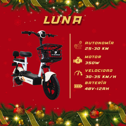 Moto bici eléctrica E-Hermas Luna