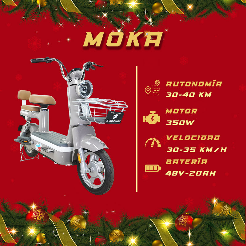 Moto bici eléctrica E-Hermas Moka