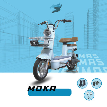 Moto bici eléctrica E-Hermas Moka