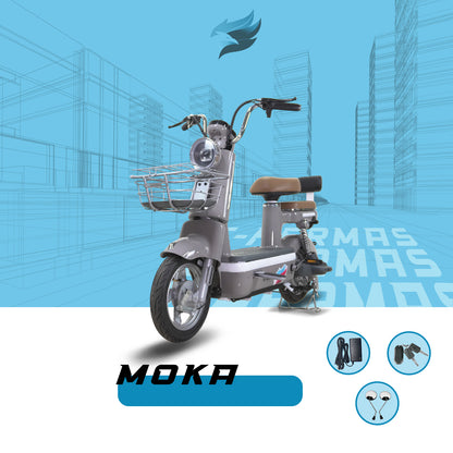 Moto bici eléctrica E-Hermas Moka