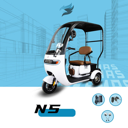 Triciclo Eléctrico con toldo E-Hermas N5
