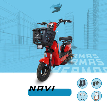 Moto bici eléctrica E-Hermas Navi