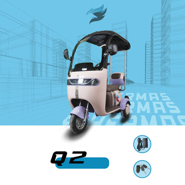 Triciclo Eléctrico E-Hermas Q2