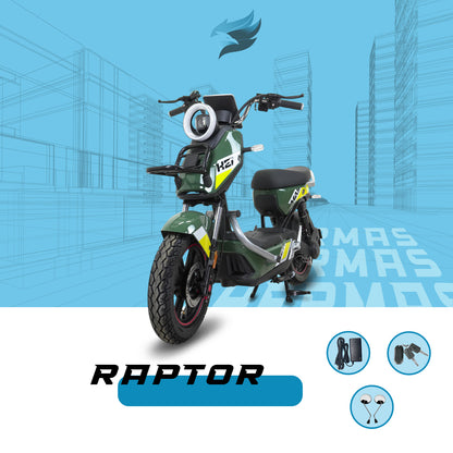 Moto bici eléctrica E-Hermas Raptor