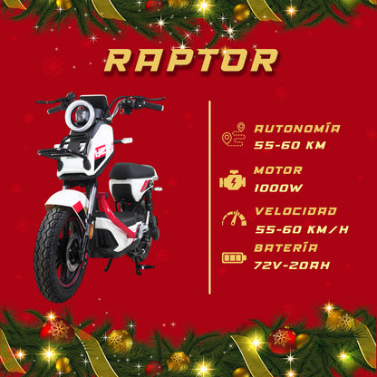 Moto bici eléctrica E-Hermas Raptor