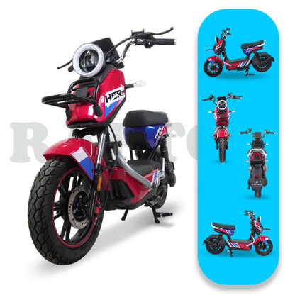 Moto bici eléctrica E-Hermas Raptor