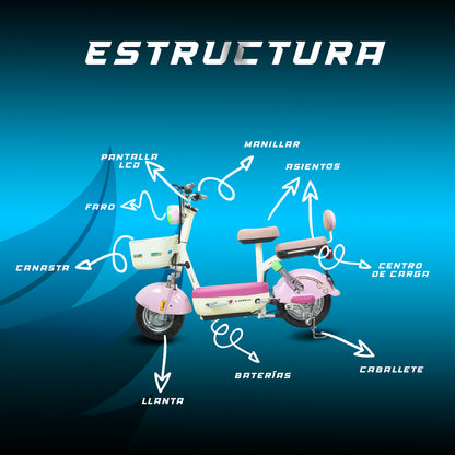 Moto léctrica E-Hermas Sirena