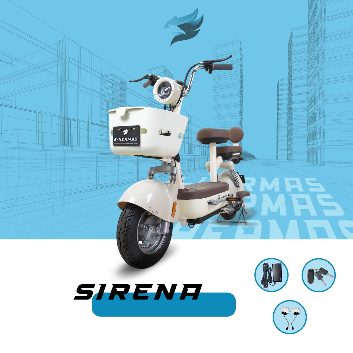 Moto léctrica E-Hermas Sirena