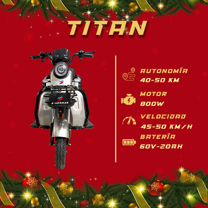 Triciclo Eléctrico con bocina bluetooth E-Hermas Titan
