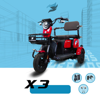 Triciclo Eléctrico E-Hermas X3