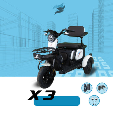 Triciclo Eléctrico E-Hermas X3