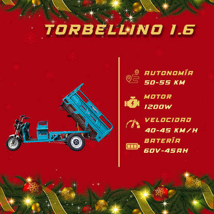 Triciclo Eléctrico E-Hermas Xuan Feng 1.6 (Media tonelada)