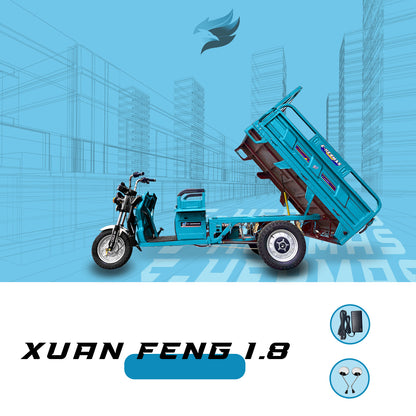 Triciclo Eléctrico E-Hermas Xuang Feng 1.8 (Una tonelada)