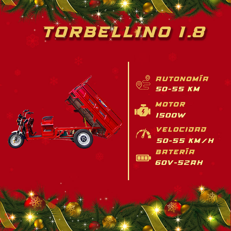 Triciclo Eléctrico E-Hermas Xuang Feng 1.8 (Una tonelada)